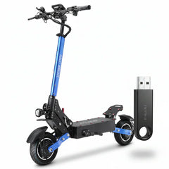 Hulajnoga elektryczna Halo Knight T108 10-calowe opony drogowe, silnik 1000W*2, maks. prędkość 65km/h - Czarny - HulajPro.app