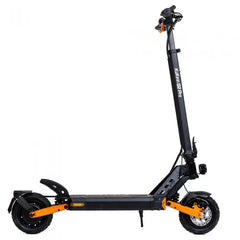 Hulajnoga elektryczna KuKirin G2 PRO Wersja Ulepszona 2024 - Silnik 600W 15.6Ah Opony 9 Cali 45km/h – Czarna Pomarańczowa - HulajPro.app