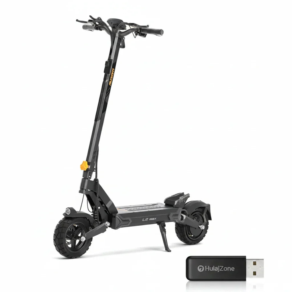 Jednosilnikowa składana hulajnoga elektryczna Ausom L2 Max, silnik 1000W, 50km/h, bateria 48V 20,8Ah, opony bezdętkowe 10x3 cali - HulajPro.app