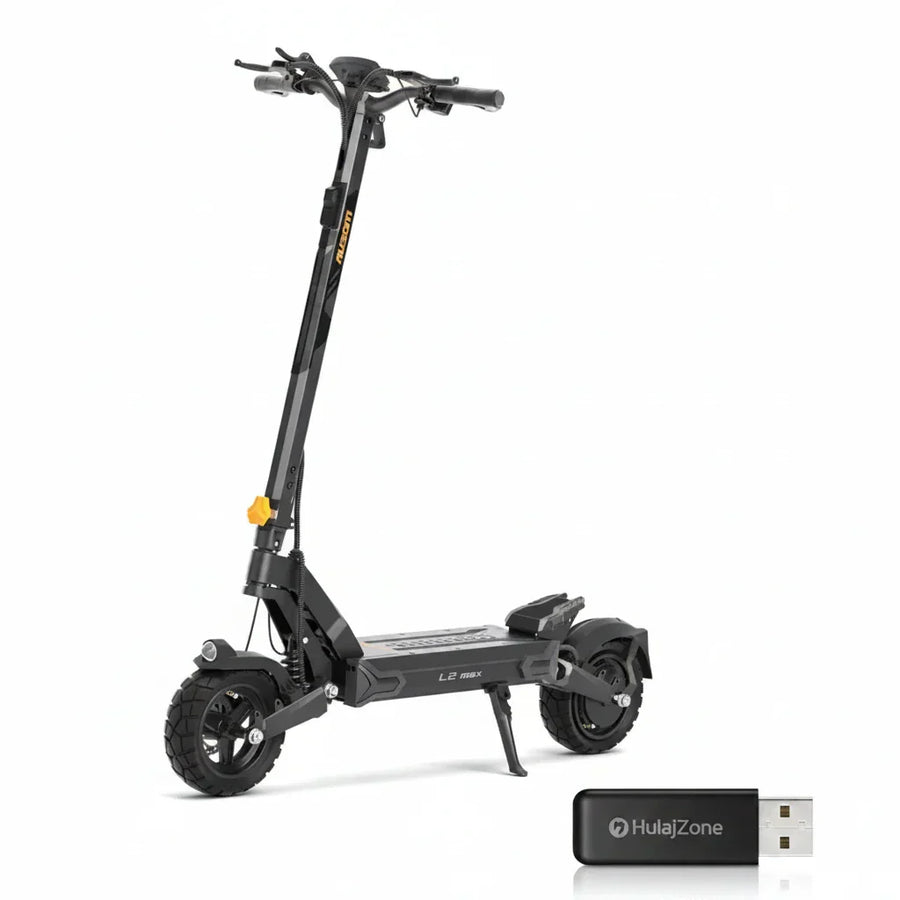 Jednosilnikowa składana hulajnoga elektryczna Ausom L2 Max, silnik 1000W, 50km/h, bateria 48V 20,8Ah, opony bezdętkowe 10x3 cali - HulajPro.app