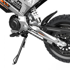 Motocykl elektryczny KuKirin X1, silnik o średniej mocy 1000 W, akumulator 48 V 20,8 Ah, opony terenowe 14/12 cali - HulajPro.app