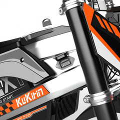 Motocykl elektryczny KuKirin X1, silnik o średniej mocy 1000 W, akumulator 48 V 20,8 Ah, opony terenowe 14/12 cali - HulajPro.app