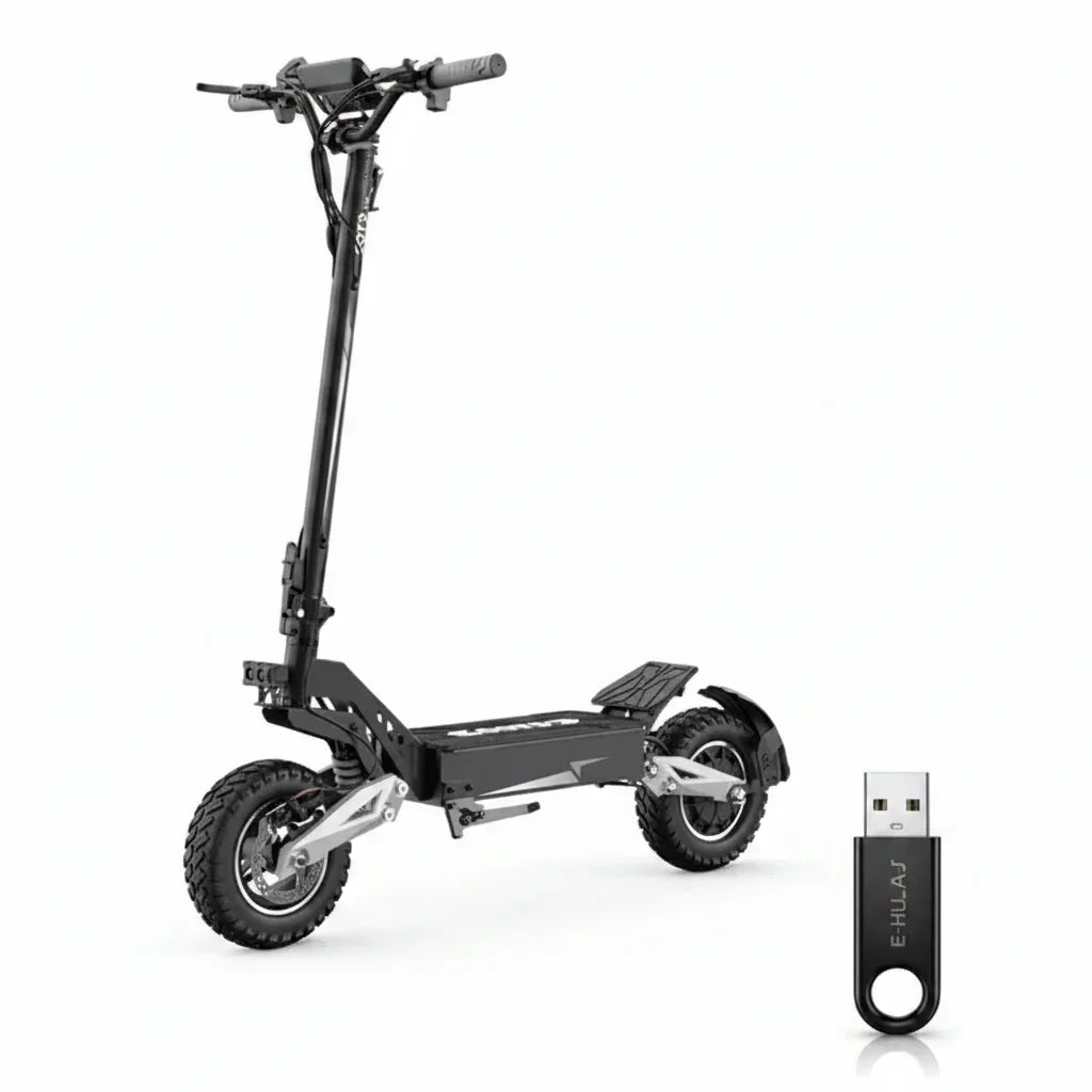 OOTD T10 Składana hulajnoga elektryczna, silnik 500W, bateria 48V 18Ah, 11-calowe opony, maks. prędkość 50km/h - HulajPro.app