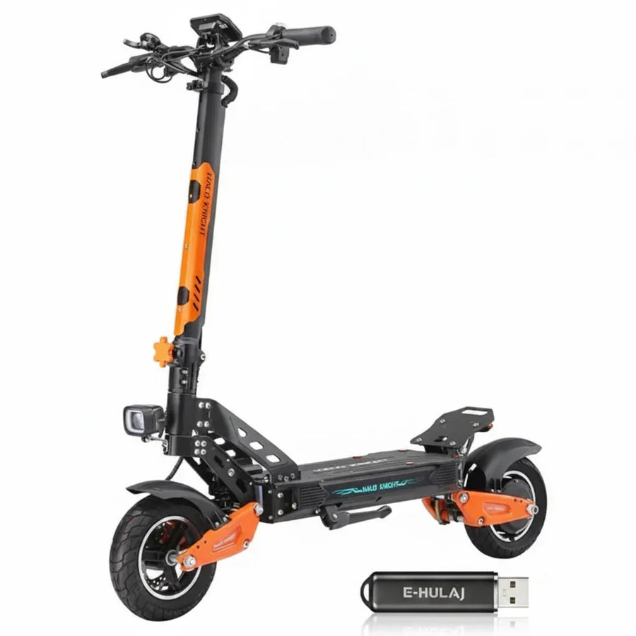 Składana hulajnoga elektryczna Halo Knight T102, silnik 1200W, bateria 52V 21Ah, 10-calowe opony, maks. prędkość 50km/h - HulajPro.app