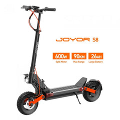 Joyor S8, silnik 600W, bateria 48V 26AH, 10-calowe opony, maks. prędkość 25km/h, zasięg 90km - HulajPro.app